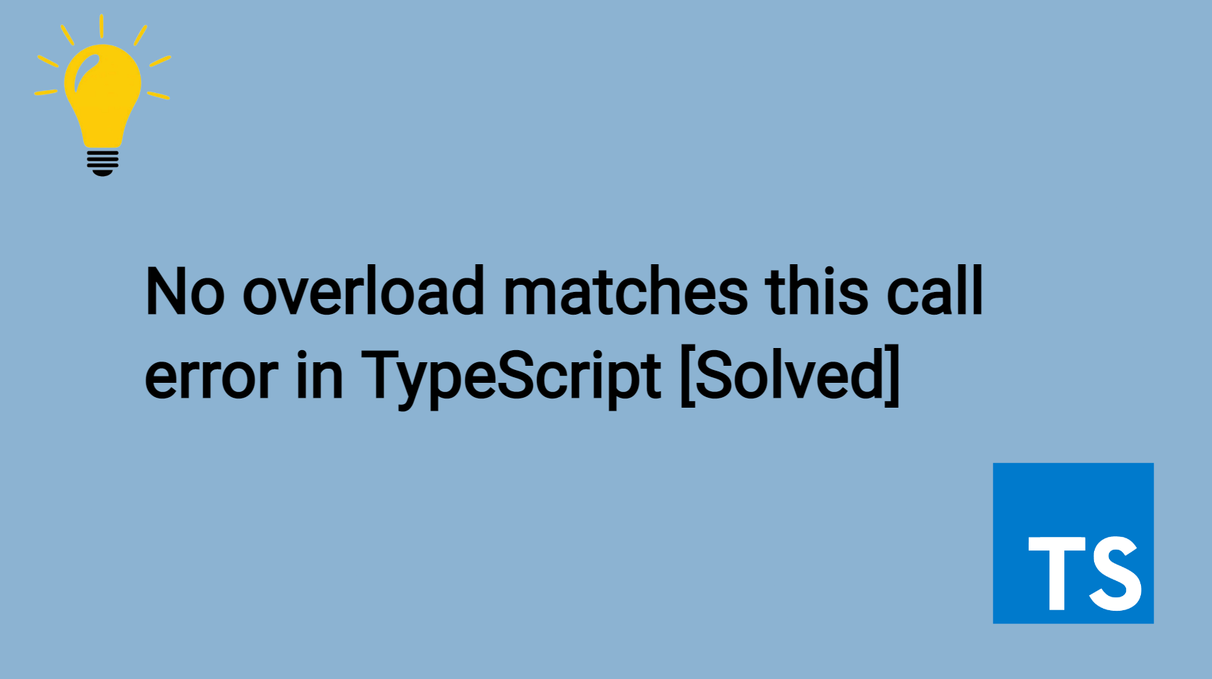 no overload matches this call error in typescript blog