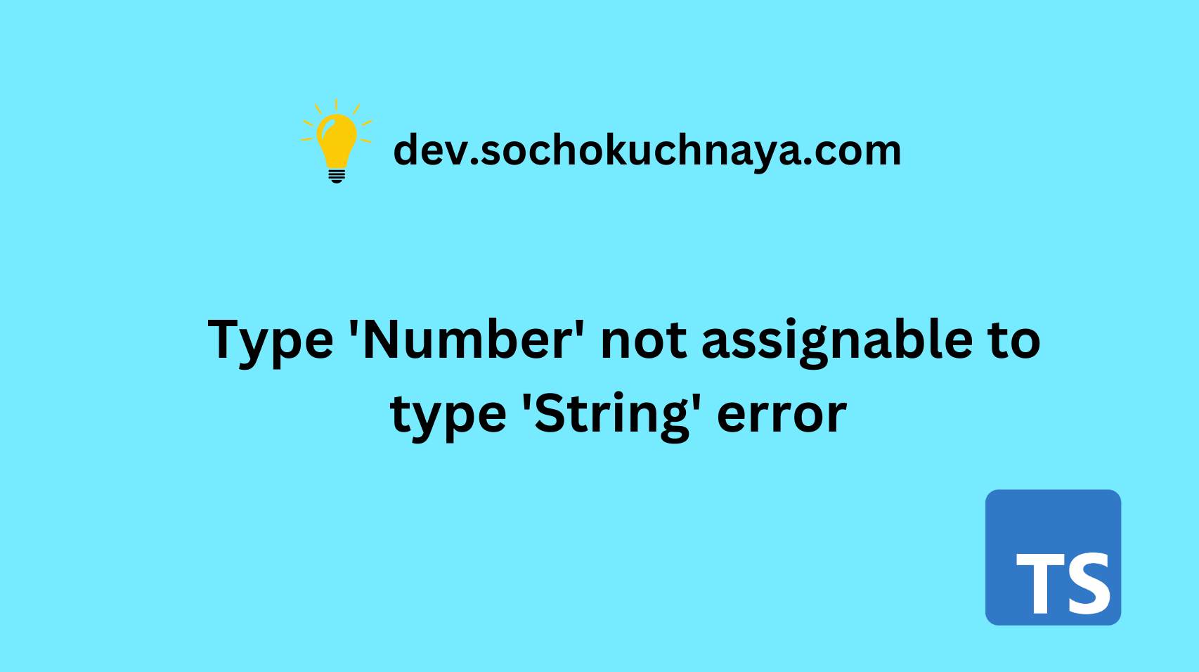 Type 'Number' not assignable to type 'String'